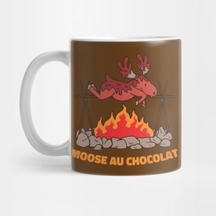 Moose Au Chocolat Funny Moose Food Quote Mug